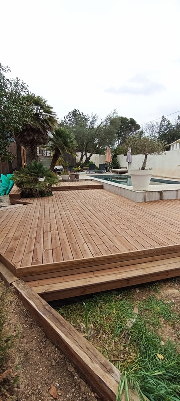 Terrasse en bois sur Castelnau-le-Lez