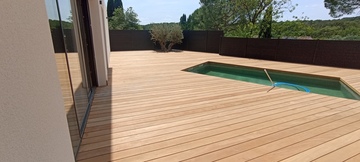 Terrasse en bois exotique 